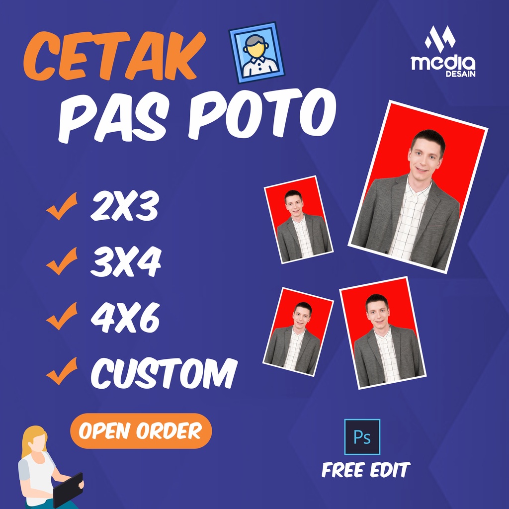 Jual Edit Pas Foto / edit baju jas / edit background Shopee Indonesia