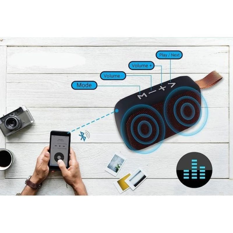 Jual Speaker Bluetooth G2 Mini Portable Wireless Box Music Audio Bass ...