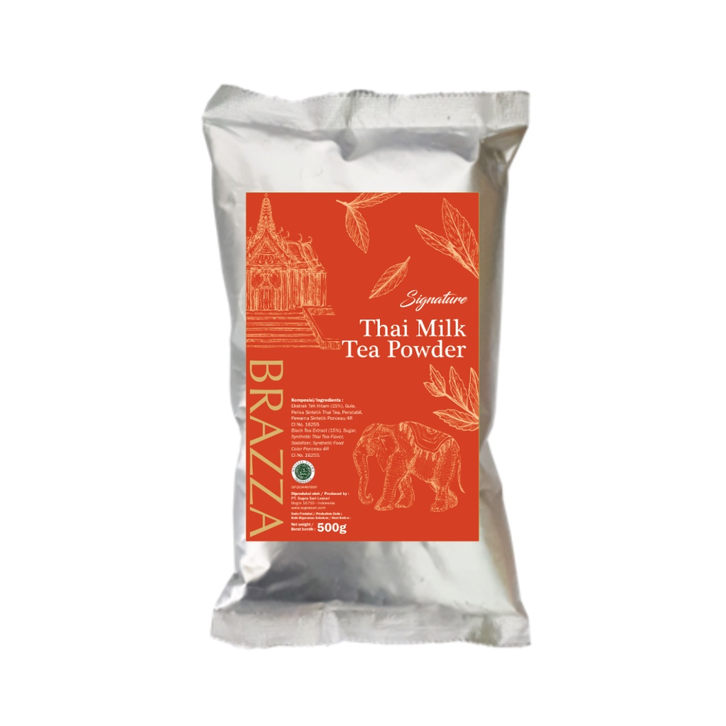 Jual Brazza Bubuk Minuman Thai Tea Premium | Signature Thai Milk Tea ...