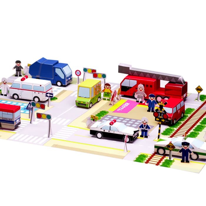 Jual DIY Miniatur Papercraft Mobil-mobil dan Rambu-rambu | Shopee Indonesia