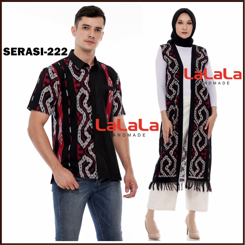 Jual Set Couple tenun etnik - baju tenun, baju etnik - sarimbit atasan ...