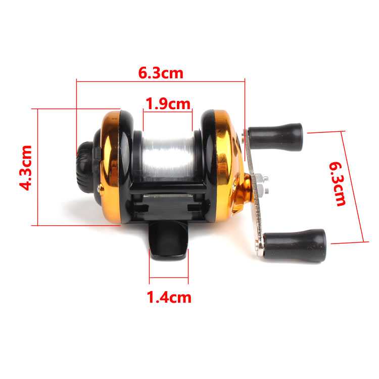 Jual GULUNGAN PANCING MINI REEL FISHING AC100 SERIES BAIT CASTING 50M -  Jakarta Barat - Beautysphere Hub