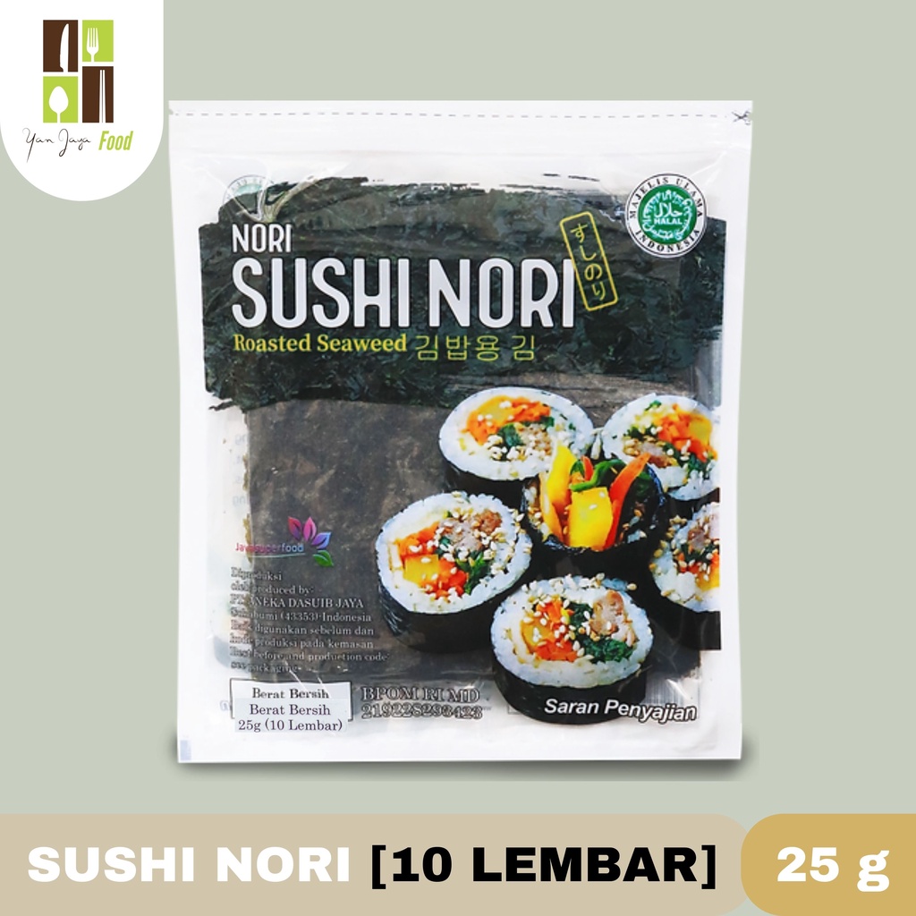 Jual Sushi Nori Halal Seaweed Rumput Laut Sushi Untuk Kimbab/Gimbab ISI