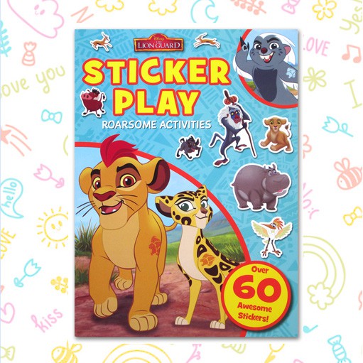 Jual Disney The Lion Guard Sticker Play Roarsome Activities (Over 60 Awesome Stickers!) Shopee