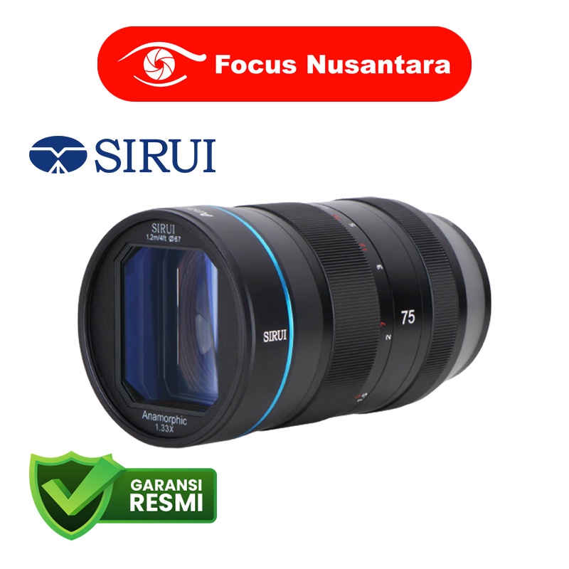 SIRUI 75mm Lente Anamorfica F1.8 1.33X APS-C – Per Attacco Fujifilm X, Con Vetri Schott Tedeschi, Bokeh Ovale E Flare Orizzontale - 3