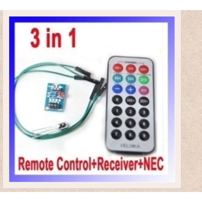Jual infrared kit , remote control + receiver + NEC | Shopee Indonesia