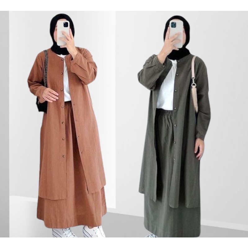 Jual REVY ONE SET TUNIK & ROK REMAJA MURAH TERBARU 2021 KEKINIAN ...