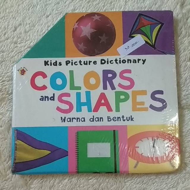 Jual Kids picture dictionary Color and Shapes warna dan bentuk | Shopee ...