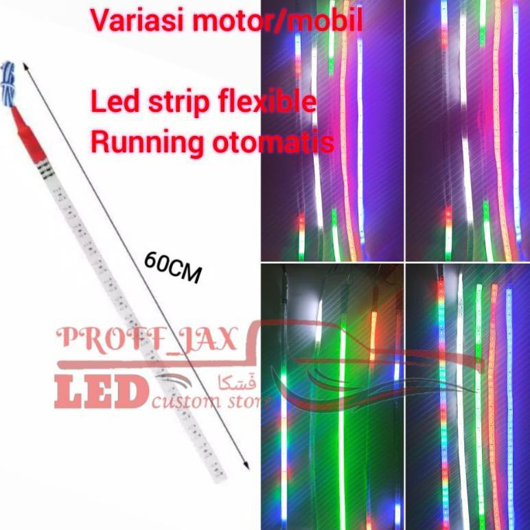 Jual led strip variasi running otomatis 60 cm waterproff 12volt motor ...