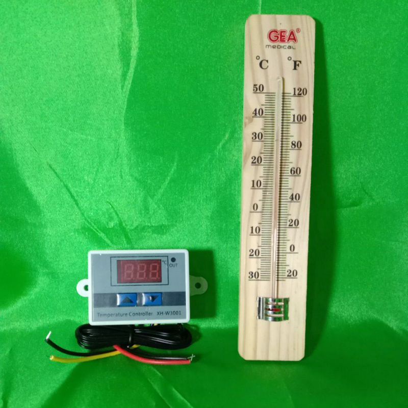 Jual Paket Termostat Digital XHW3001 Termometer Kayu Komponen Mesin