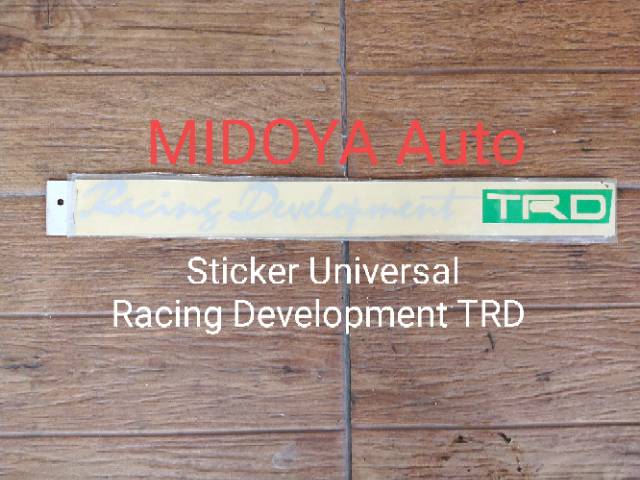 Jual Sticker Stiker Universal Racing Development TRD | Shopee Indonesia