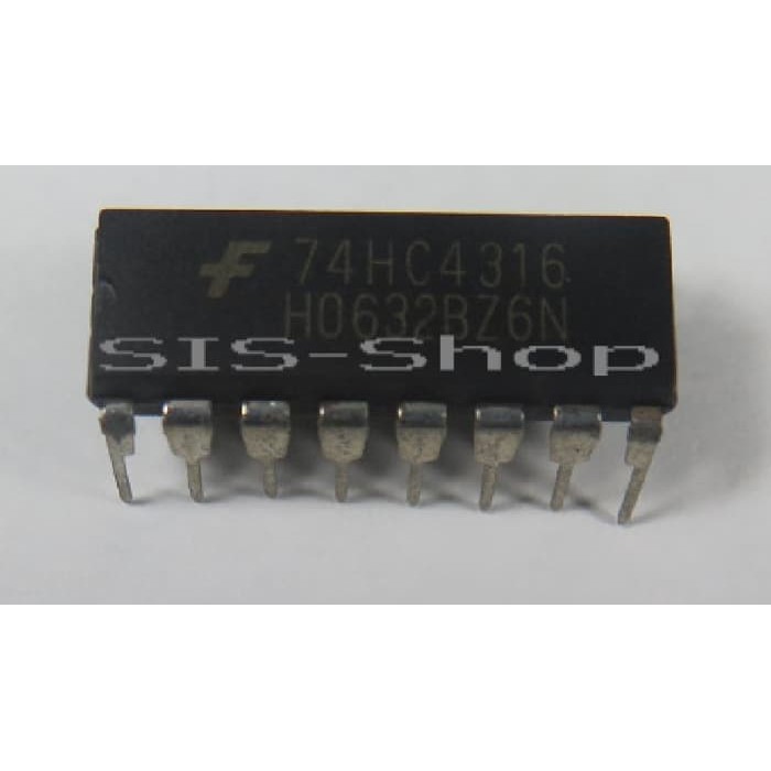 Jual IC CMOS 74HC4316 Fairchild Quad Bilateral Switch | Shopee Indonesia