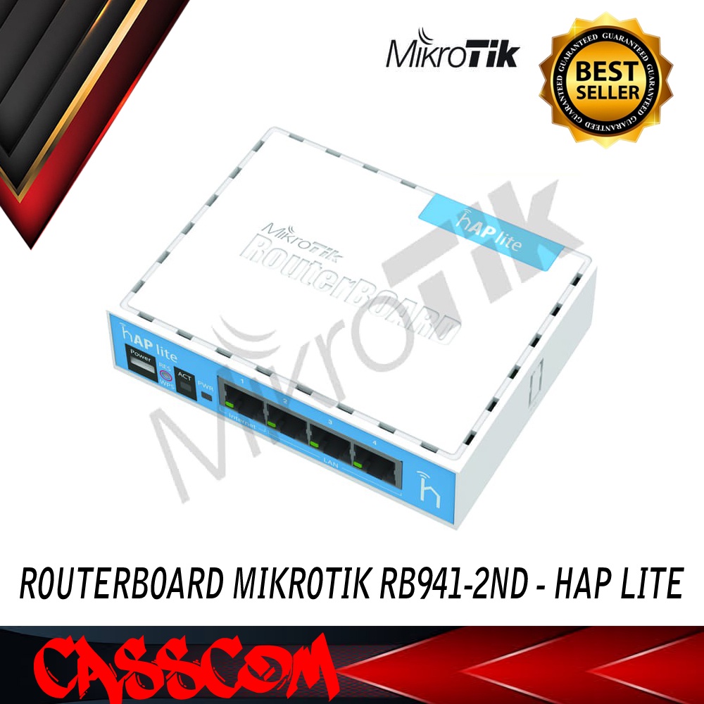 Jual RouterBoard Mikrotik RB941-2nD - hAP Lite | Shopee Indonesia
