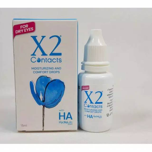 Jual Tetes Mata Softlens X2 CONTACTS Drop 15 ML / Lens Drop Eye Drop ...