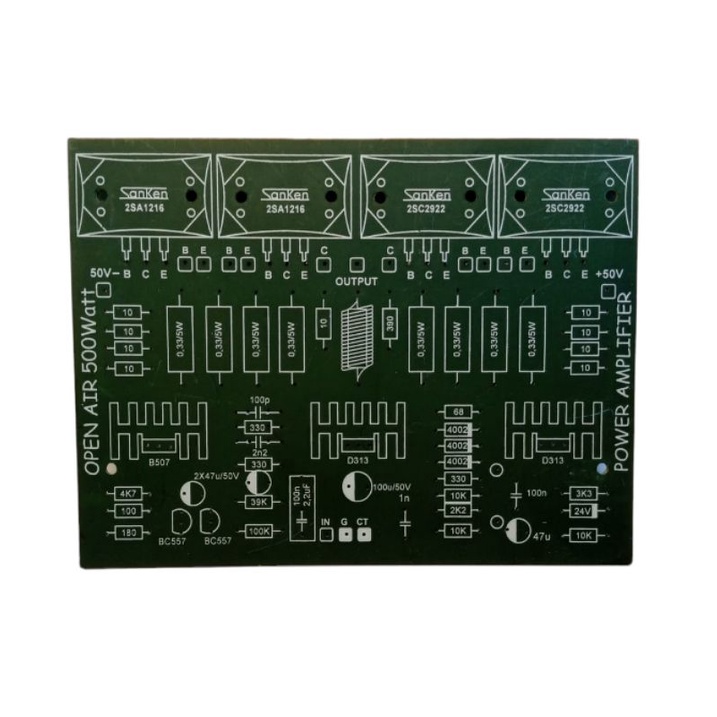 Jual PCB POWER AMPLIFIER OPEN AIR 500 WATT MONO | Shopee Indonesia