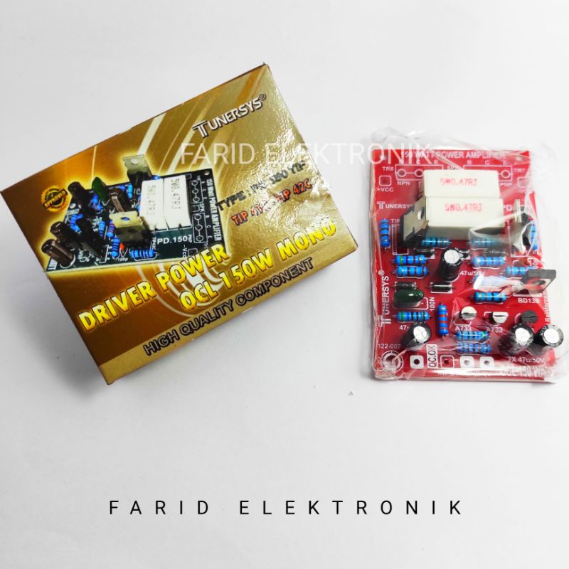 Jual Kit driver power OCL 150 watt OCL 150W mono Tunersys | Shopee