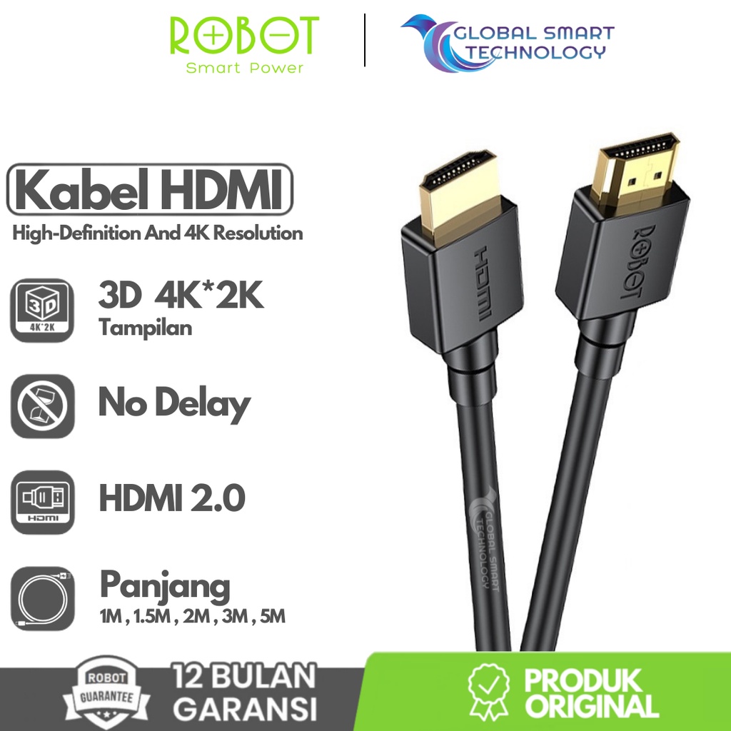 Jual M-Tech Kabel HDMI 2.0 4K Performance Length 1.5m, 3m, 5m, 10m - 15m -  1.5 M - Jakarta Pusat - M-tech Official Store