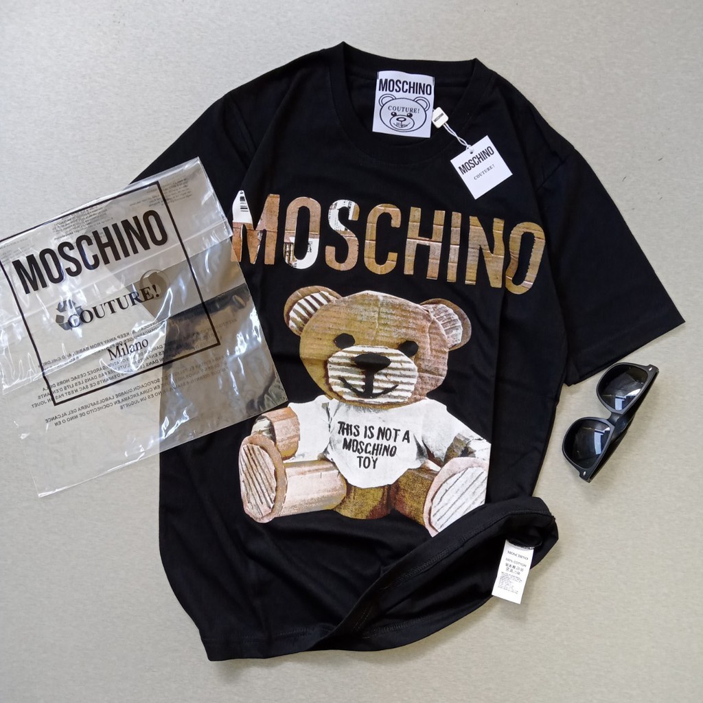 Jual [COD] /∞℃Kaos Moschino Bear Couture This is not a Moschino