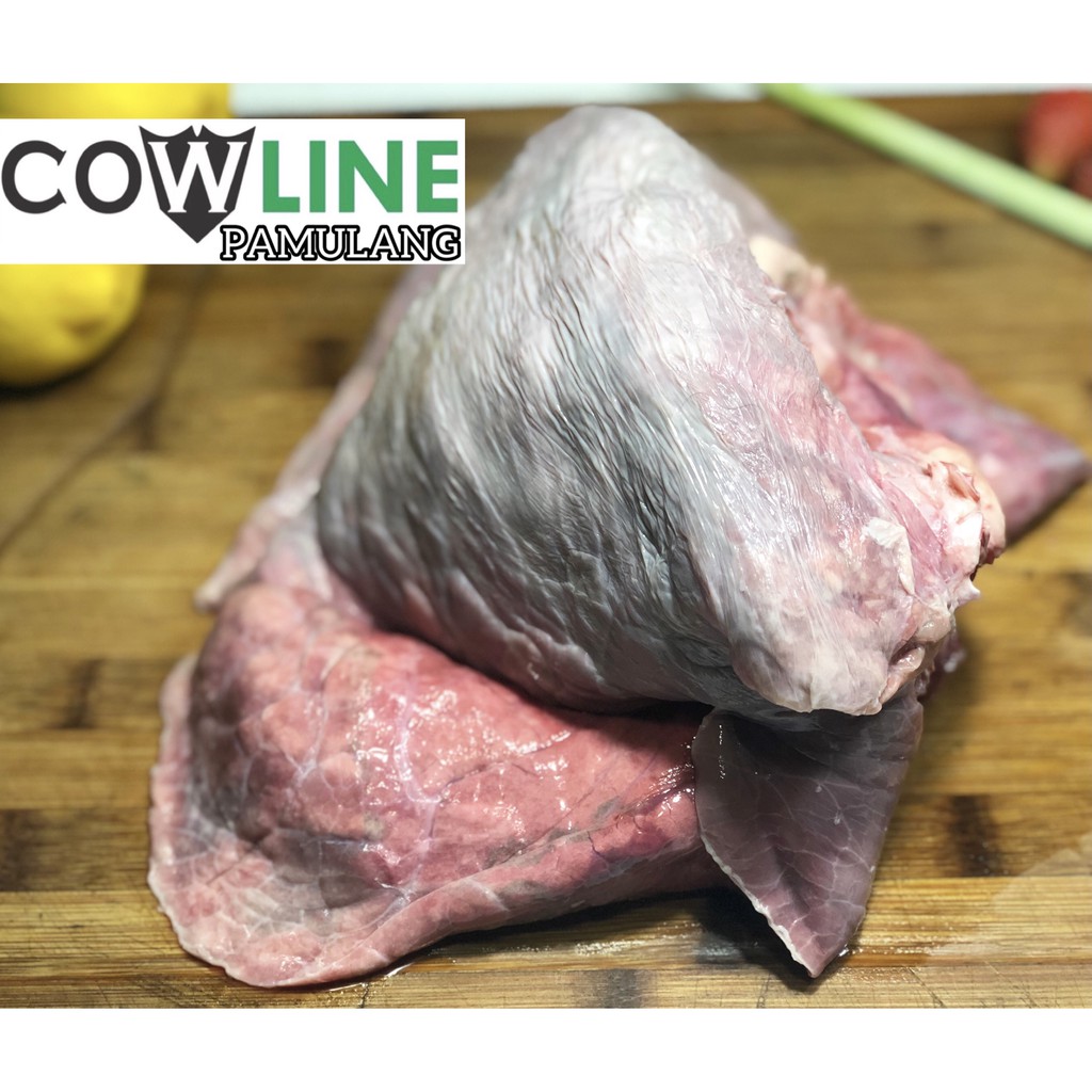 Jual Paru Sapi Beef Lungs Import kondisi Beku Perpack Plastik 1 Kg