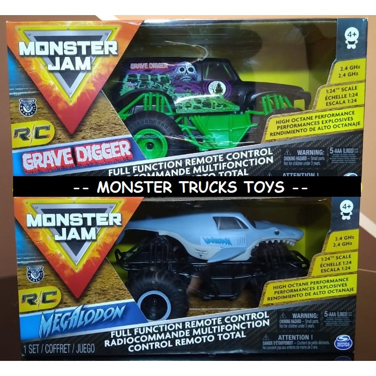 Jual HOT WHEELS MONSTER TRUCKS MONSTER JAM REMOTE CONTROL RC MEGALODON