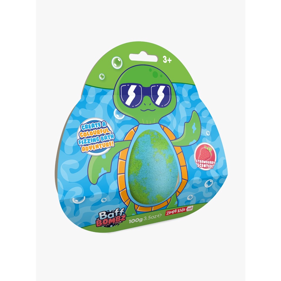 Jual Zimplikids Animal Baff Bombz Turtle 100gr – Sensory Play Bath Bomb ...
