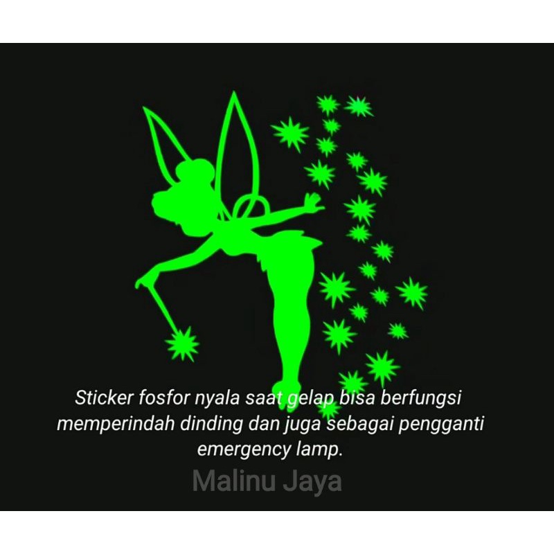Jual Stiker / Sticker Fosfor / Glow In The Dark / Photoluminence ...