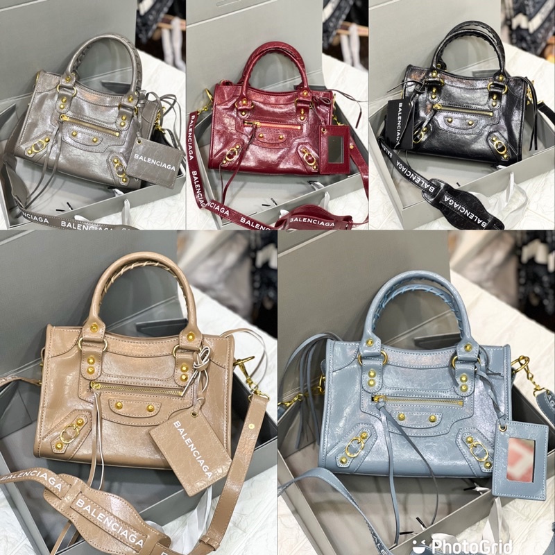 TAS BALENCIAGA MINI CITY KULIT FREE BOX
