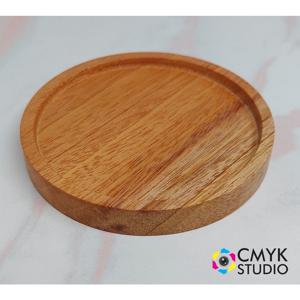 Jual Coaster Kayu / Tatakan Gelas Kayu / Properti Foto Shopee Indonesia