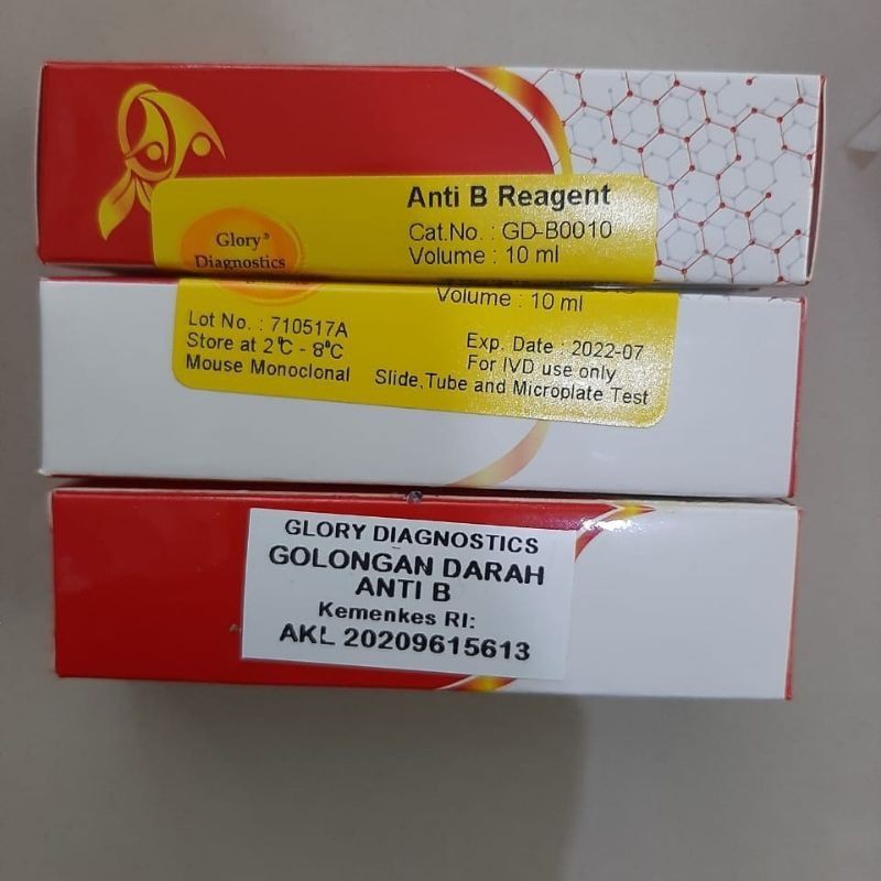 Jual GOLDAR GLORY /REAGENT GOLONGAN DARAH GLORY | Shopee Indonesia