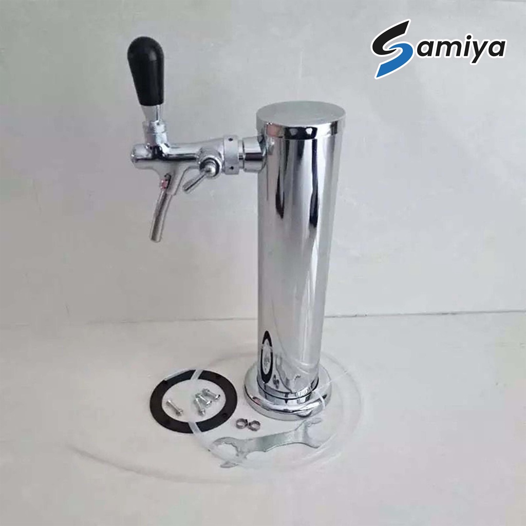 Jual beer tower single tap with flow control / kran mesin kegerator