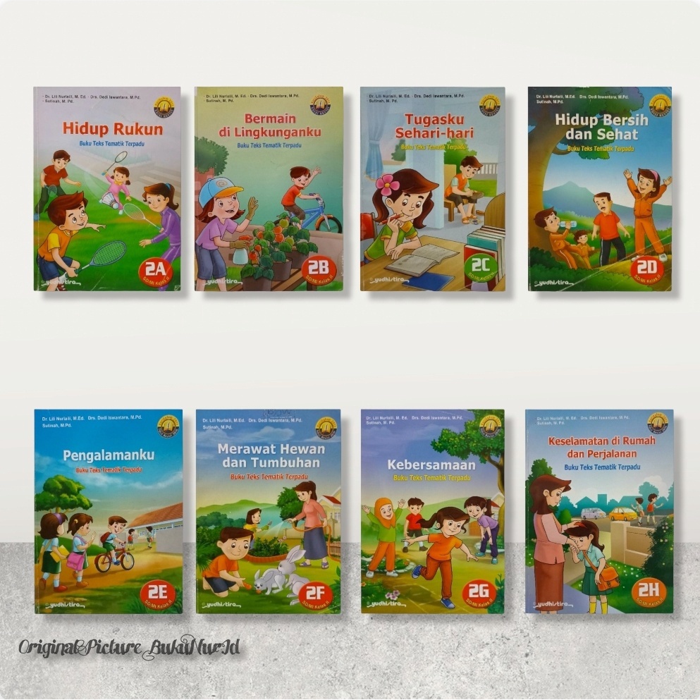 Jual Buku Teks Tematik Terpadu Untuk SD/MI Kelas 2 2A.2B.2C.2D.2E 2F.2G ...