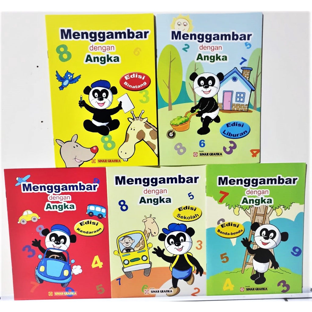 Jual PAKET BUKU MENGGAMBAR DENGAN ANGKA | Shopee Indonesia