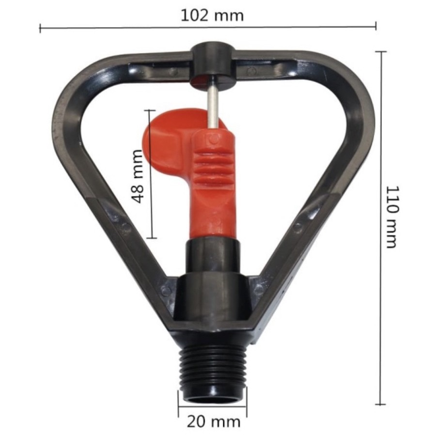 Jual Butterfly Sprinker 1/2 Inch (0.5 inch) | Shopee Indonesia