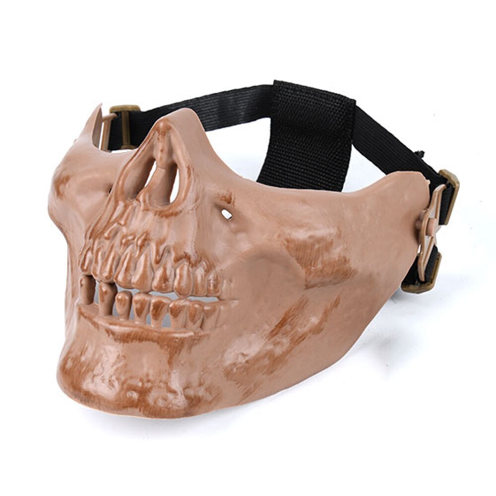 Jual PREORDER M03 Skull Skeleton Half Face Army Tactical Masks Military ...
