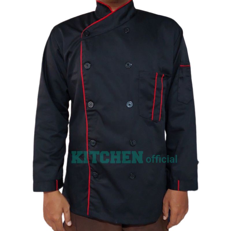 Jual KITCHEN.Official Baju Koki Chef Jacket Lengan Panjang / Baju Koki ...