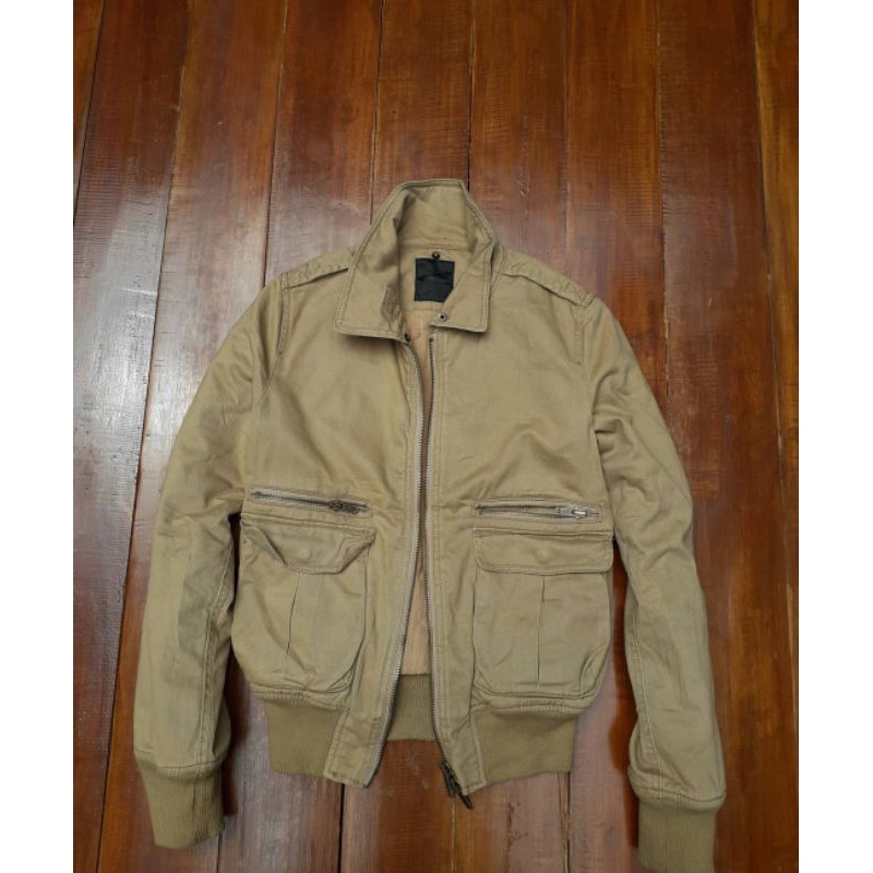 00s moussy MA-1jacket military khaki y2k