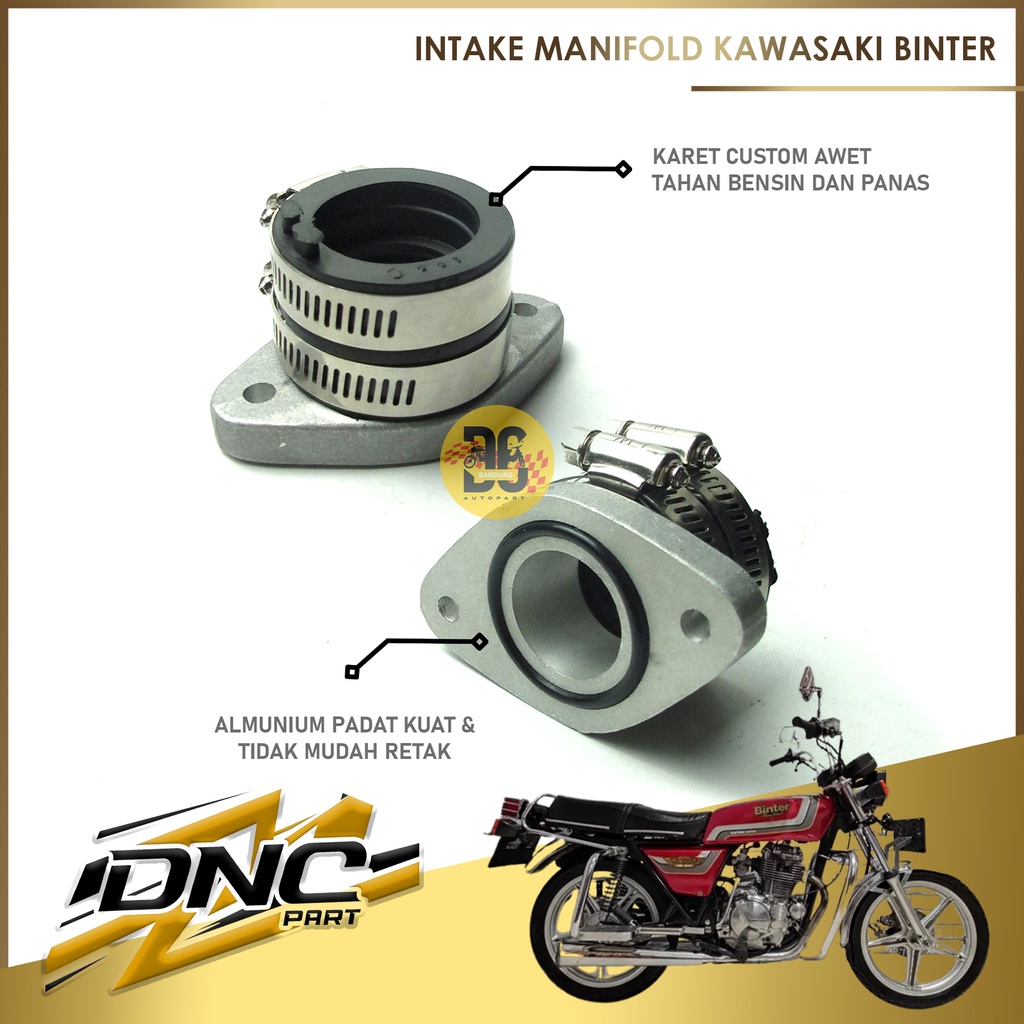 Jual INTAKE MANIFOLD MANIPUL MANIFUL KAWASAKI BINTER MERCY UNTUK PE28 ...
