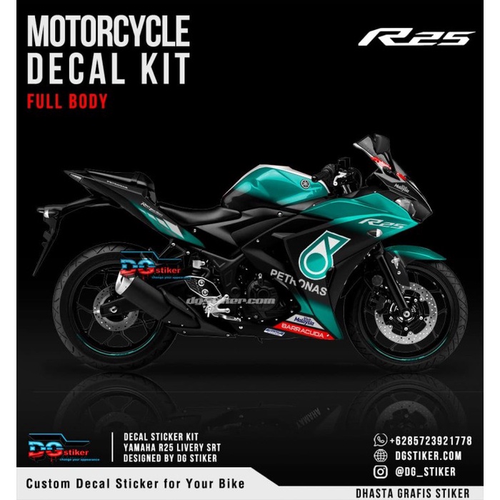 Jual Decal Sticker R25 PETRONAS SRT 2021 Shopee Indonesia