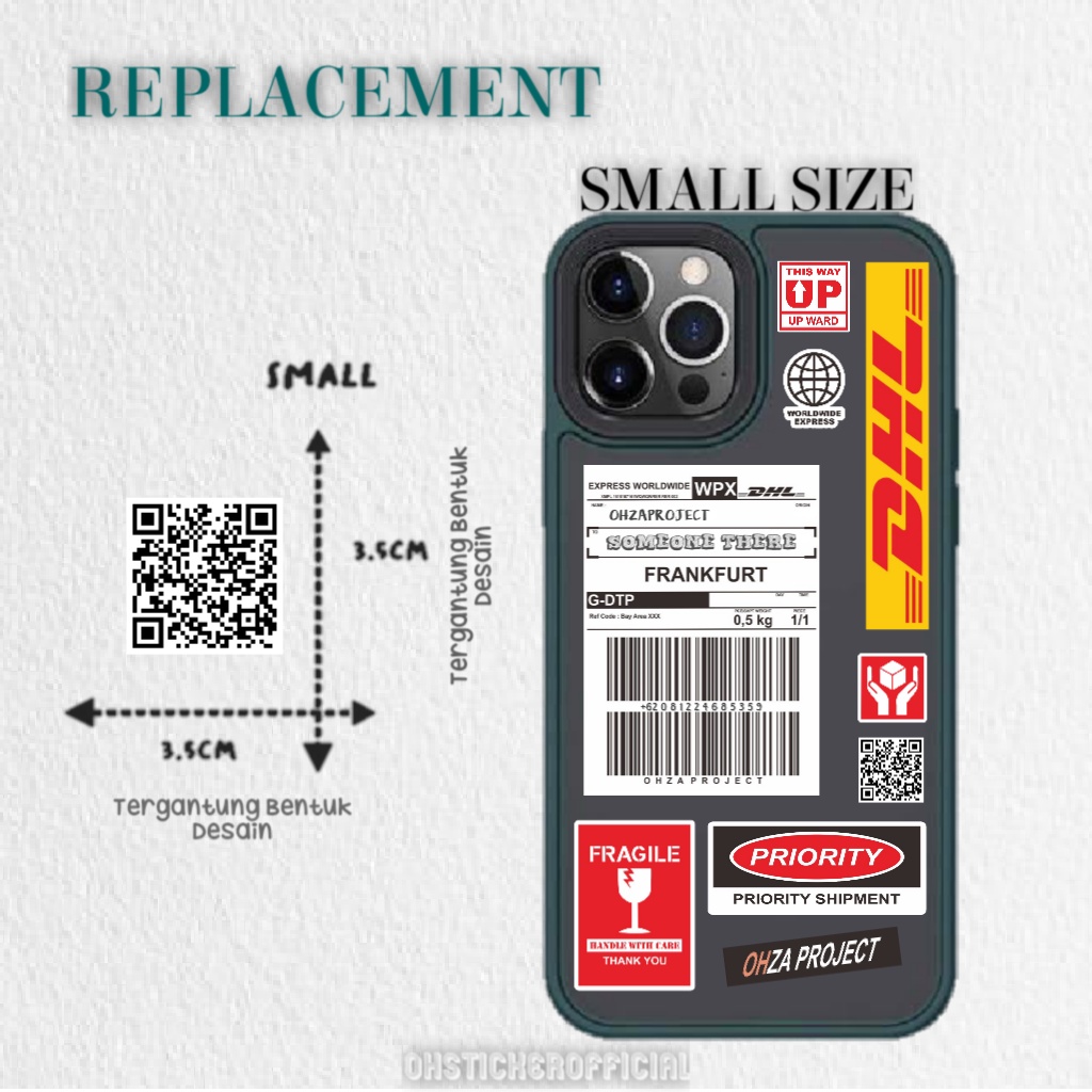 Jual STICKER VINYL AESTHETIC DHL SERIES B || STIKER CASE HANDPHONE ...