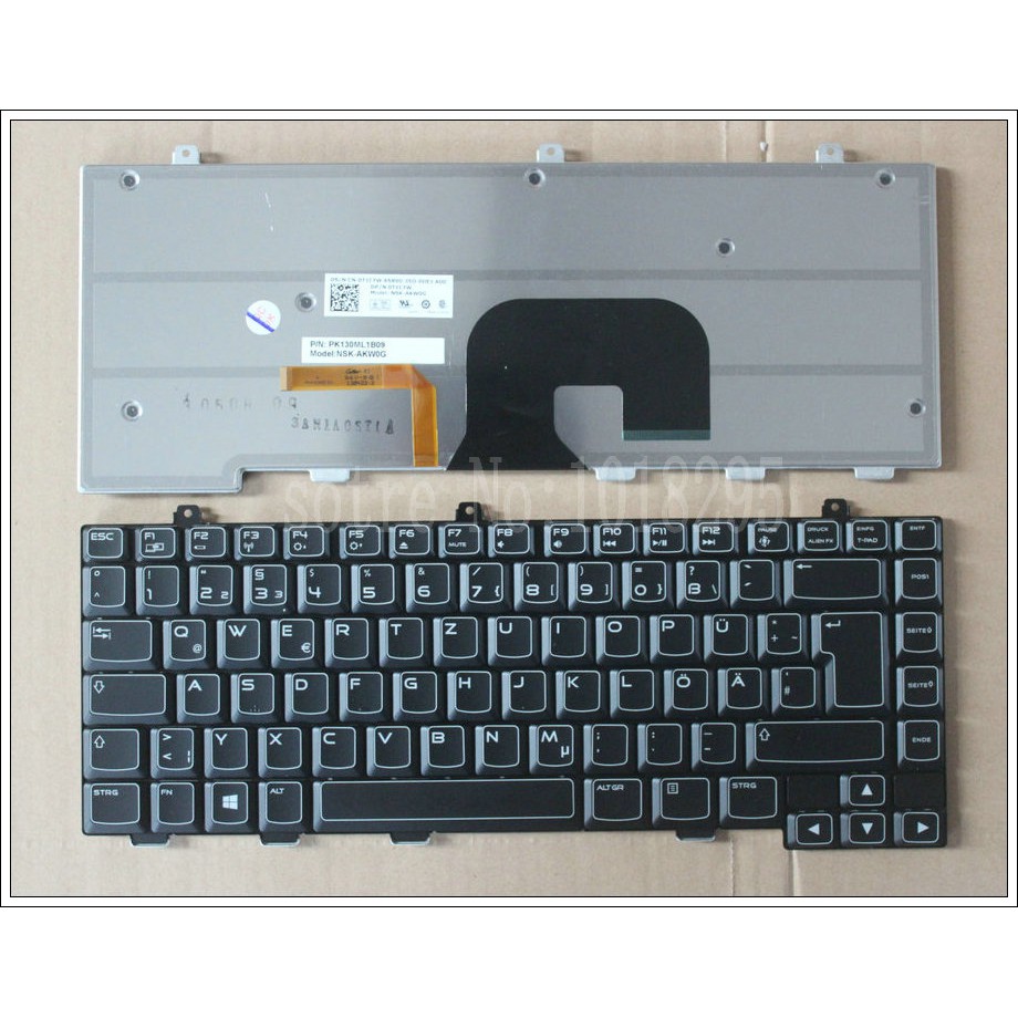 Jual Keyboard Dell Alienware M14X 2M4NW 02M4NW NSK-AKU01 PK130G81A00 ...