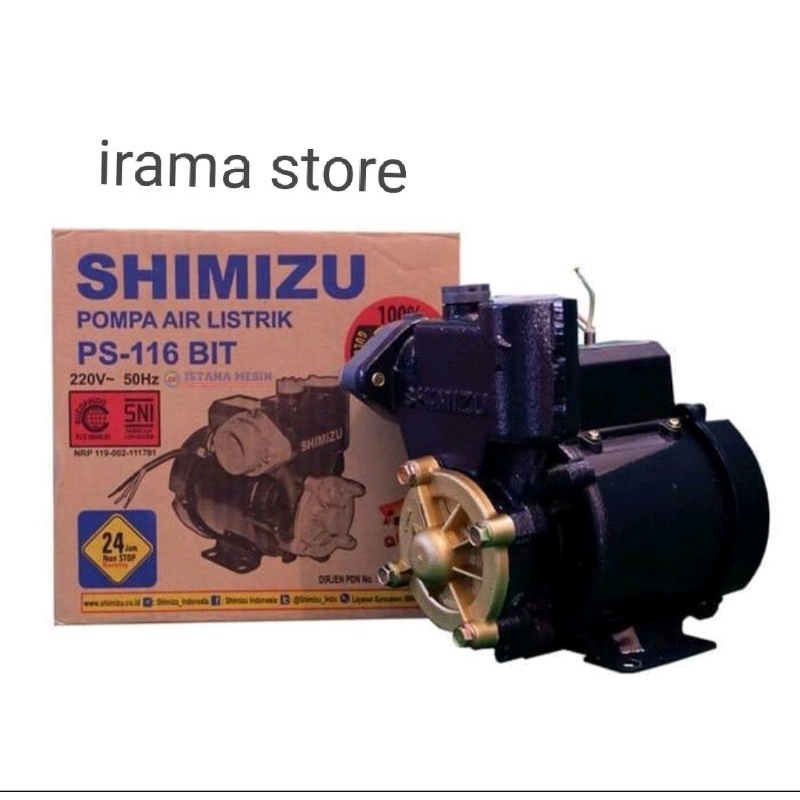 Jual Pompa Air Shimizu PS 116 Bit Pompa Air Sumur Dangkal Shimizu PS ...