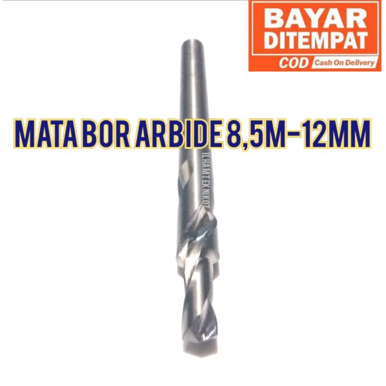 Jual mata bor baja mata bor besi mata bor carbide 8,5mm-12mm atap drill ...