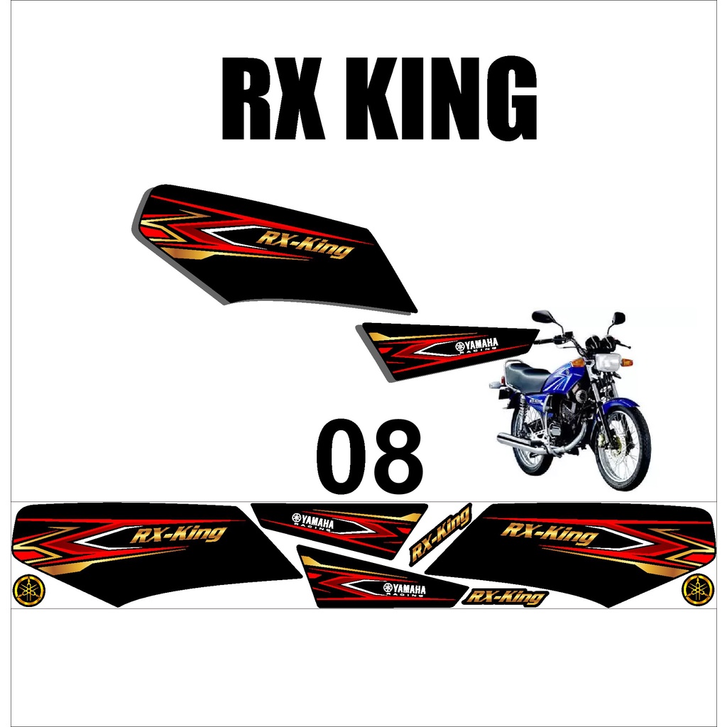 Jual (cod) RX KING . Sticker Stiker Striping Lis Variasi Motor Yamaha ...