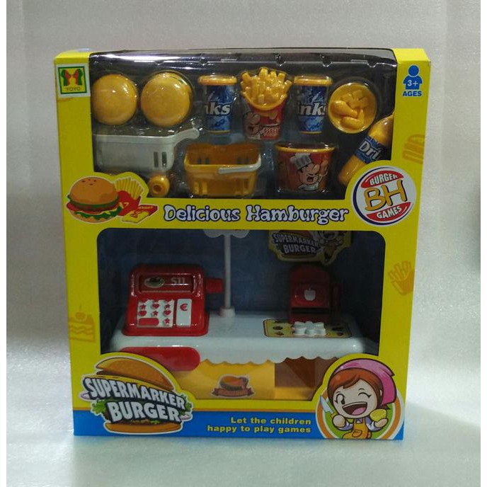 Jual Mainan Supermarker Burger 1966-7 Best Seller | Shopee Indonesia