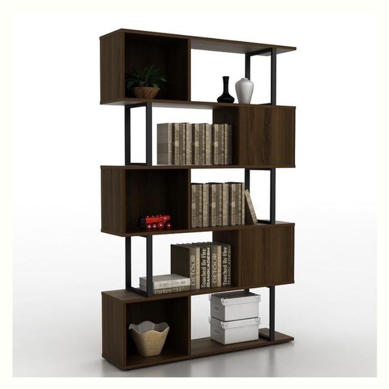 Jual bavarian rak buku rangka metal besi mantis 120 penyekat ruangan ...