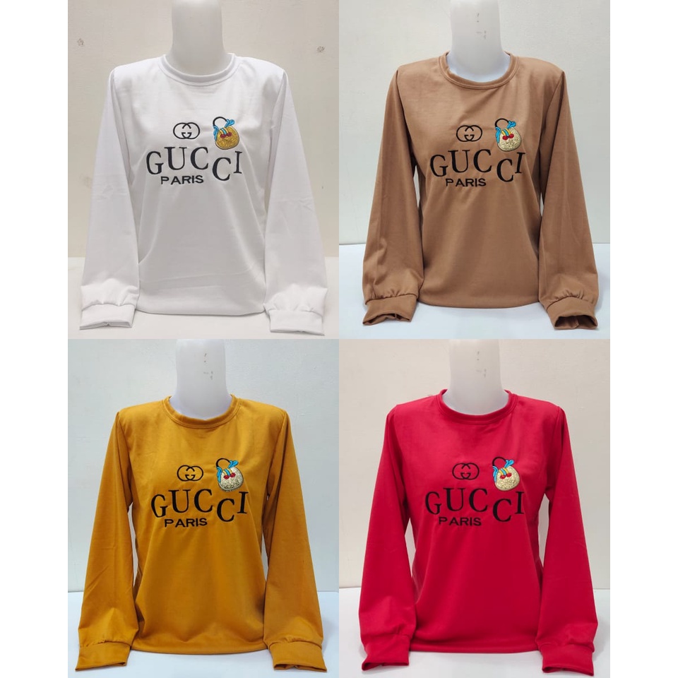 Jual TREND MODEL KAOS LENGAN PANJANG WANITA | Shopee Indonesia