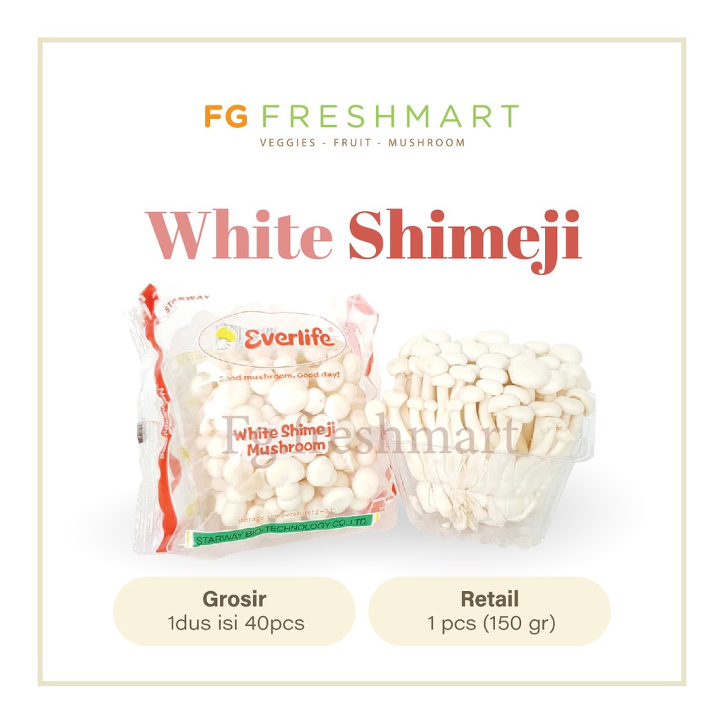 Jual Jamur White Shimeji Pack Shopee Indonesia