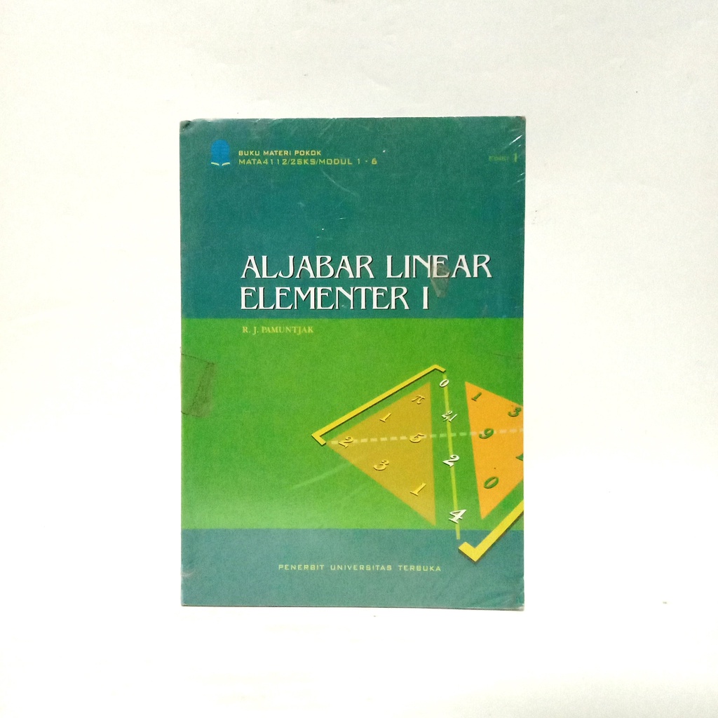 Jual Aljabar Linier Elementer 1 Edisi 1 (ut) | Shopee Indonesia