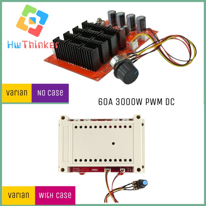 Regolatore Di Velocità Del Motore PWM HHO RC DC 10-55V 12V 24V 36V 48V 55v 100a~p170132587 - Foto 2