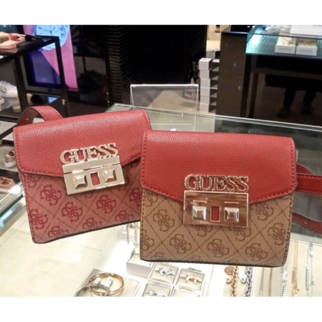 Jual BELTBAG GUESS LOGO LUXE Shopee Indonesia